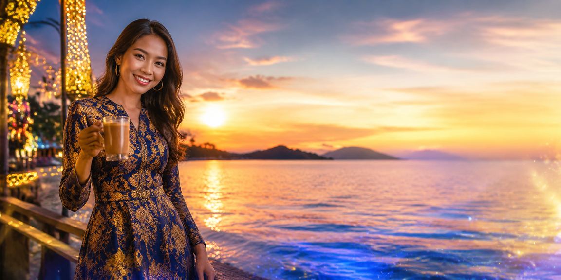 Suasana permainan kasino bertanggungjawab di Kota Kinabalu Sabah dengan corak batik